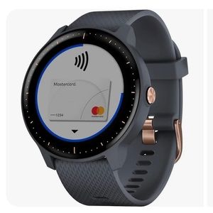 Garmin Vivoactive 3 Music Granite Blue/Rose Gold